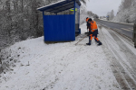В районах Кировской области выполняется комплекс работ по зимнему содержанию дорог