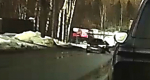 В Кирове момент наезда иномарки на девятилетнего мальчика попал на видео