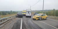 Четыре человека пострадали в тройной аварии на мосту в Вятскополянском районе - ProGorod.Ru