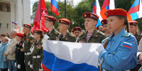 В Кирове в мероприятии, посвященном Дню Государственного флага РФ, приняли участие ветераны ведомства и подшефные росгвардейцев - Росгвардия