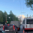 Сохатый столкнулся с байком, пострадала пассажир троллейбуса - VyatkaKirov.Ru