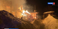 В Котельничском районе в селе Красногорье сгорел жилой дом - ГТРК Вятка