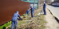 Личный состав УФСИН России по Кировской области принял участие во Всероссийской неделе субботников «Мы за чистоту» - УФСИН