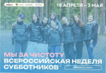 "Мы за чистоту": в России состоится Всероссийская неделя субботников