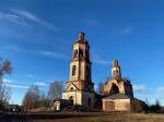 В Кировской области спрятана руинированная церковь Дмитрия Солунского
