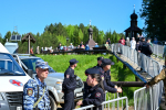 Божественная литургия на месте обретения чудотворного Великорецкого образа святителя Николая