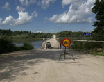 Мост у села Гоньба закрыт из-за подъема уровня воды