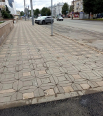 Симаков оценил качество тротуаров и парковок для инвалидов на улице Воровского 6 Симаков оценил качество тротуаров и парковок для инвалидов на улице Воровского