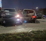 Три автомобиля столкнулись на улице Строителей в Советске